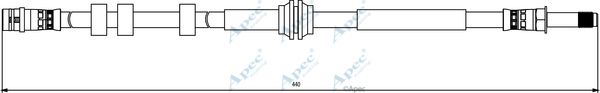 APEC BRAKING Тормозной шланг HOS3843